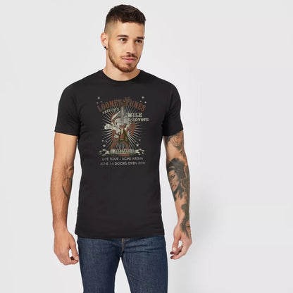 Official Looney Tunes Wile E Coyote Guitar Arena Tour Unisex T-Shirt