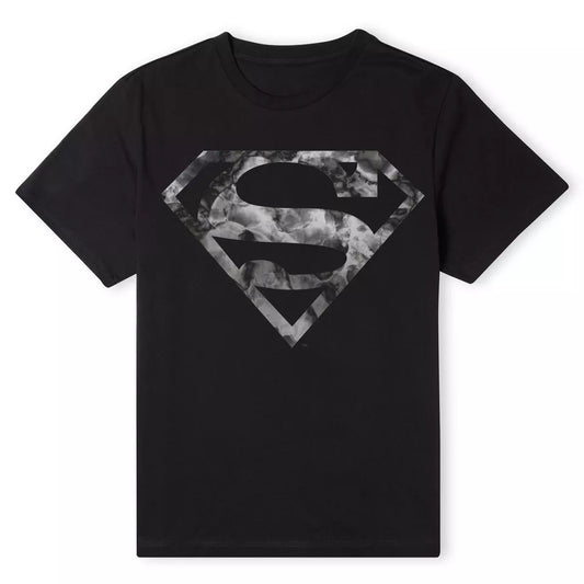 Official DC Comics Superman Logo Unisex T-Shirt - Original Marble Design