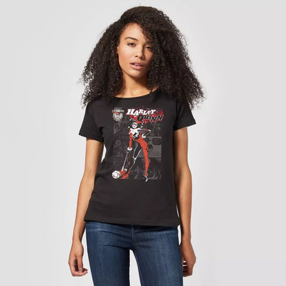 Official DC Comics Batman Harley Quinn Comic Page Women's T-Shirt