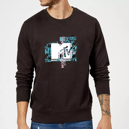 Official MTV Typography Unisex Adult Sweatshirt