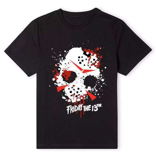 Official Friday the 13th Mask Splatter Unisex T-Shirt