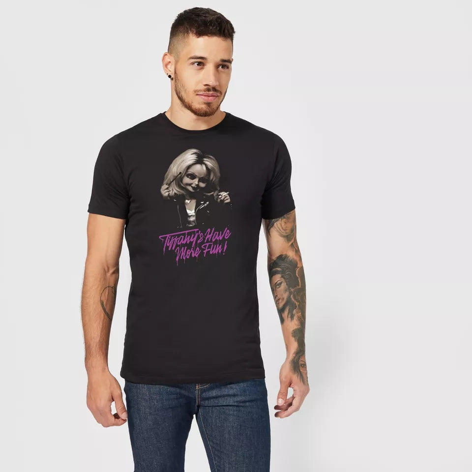 Official Chucky Tiffanys Have More Fun Unisex T-Shirt