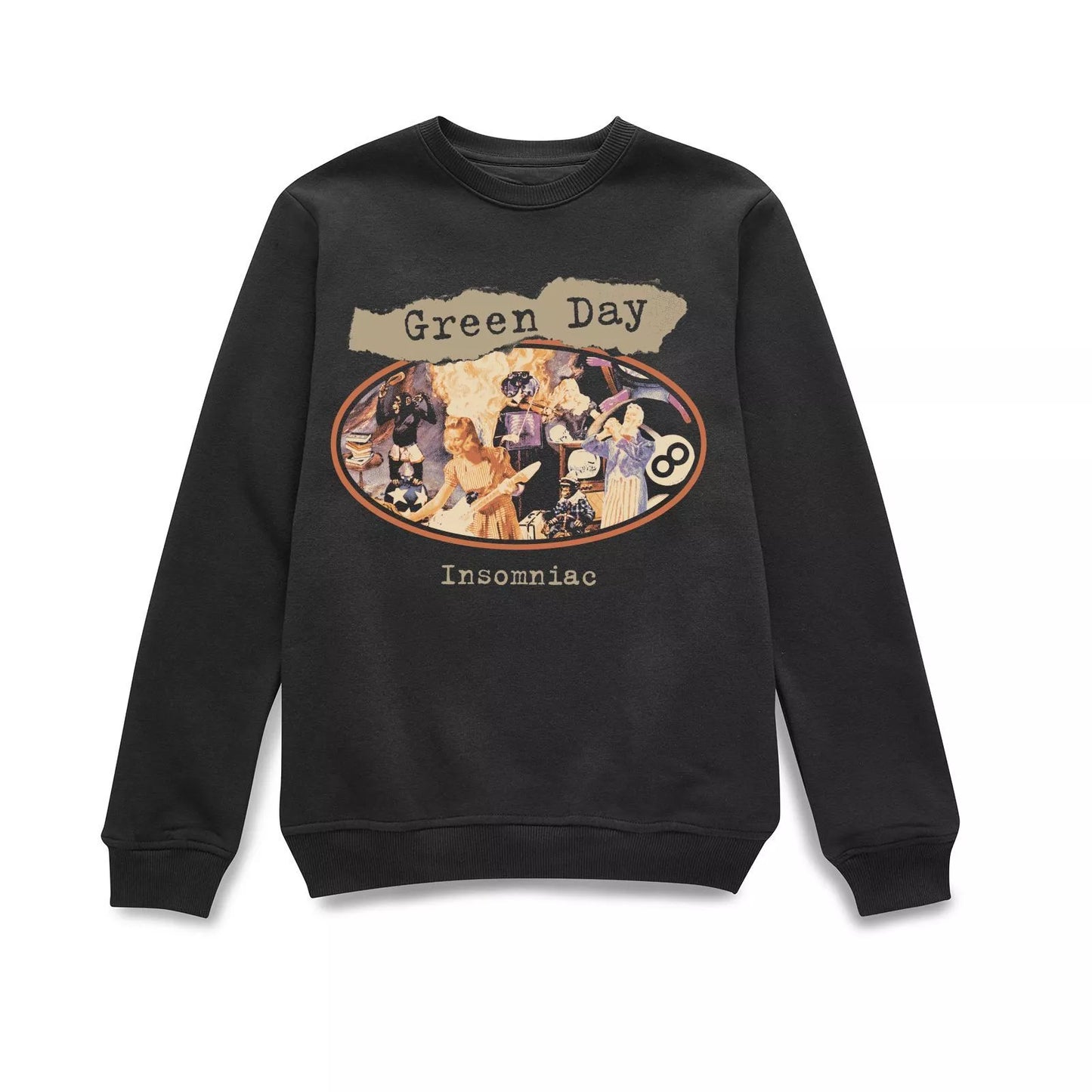 Official Green Day Insomniac Sweatshirt - Black