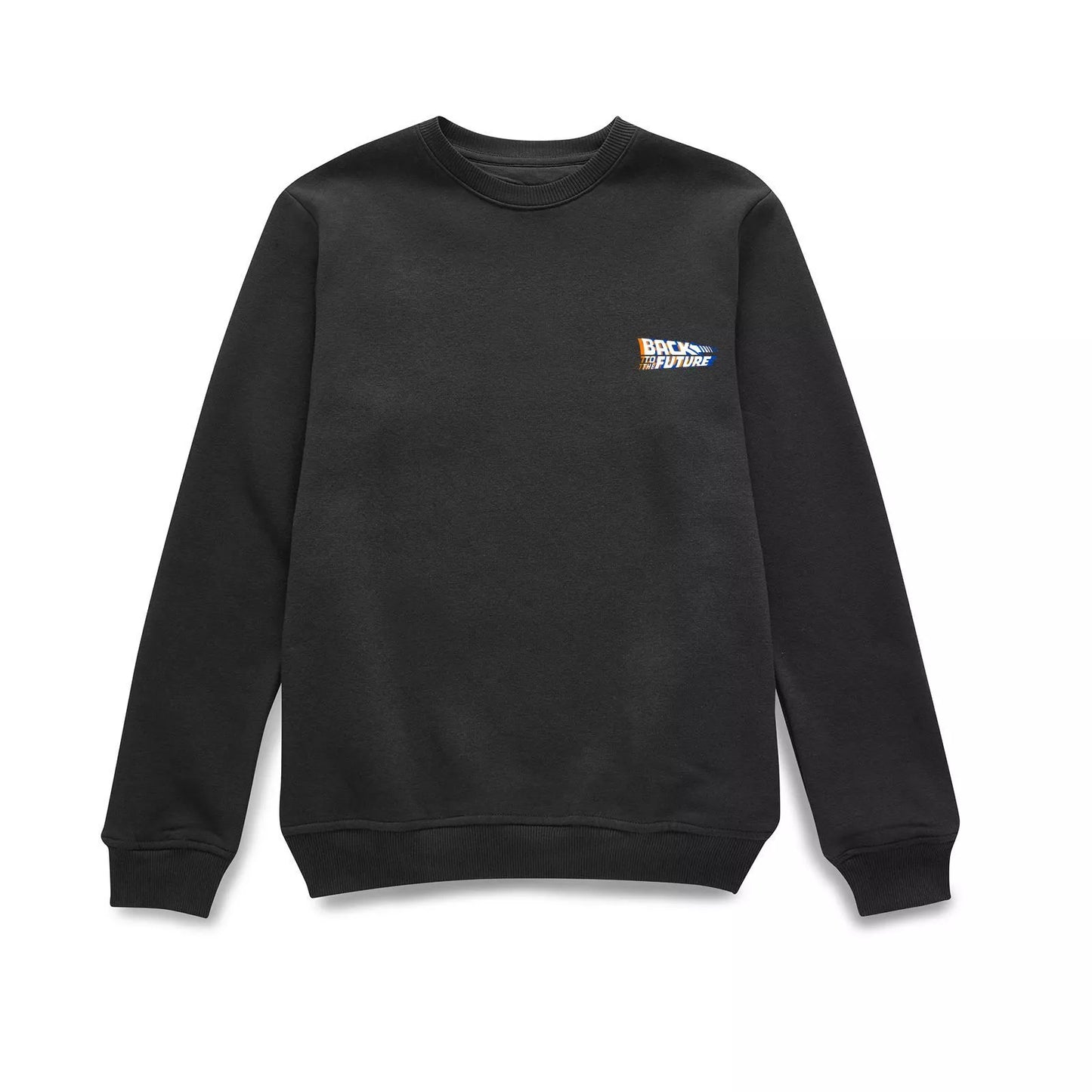 Official Back to the Future CarStripes Front Sweatshirt - Black