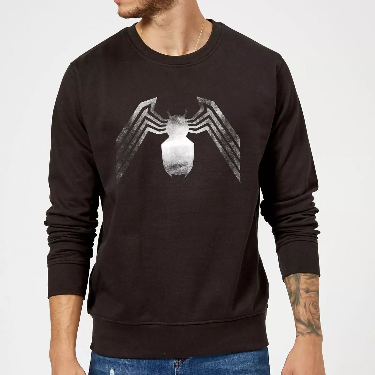 Official Venom Chest Emblem Sweatshirt - Black