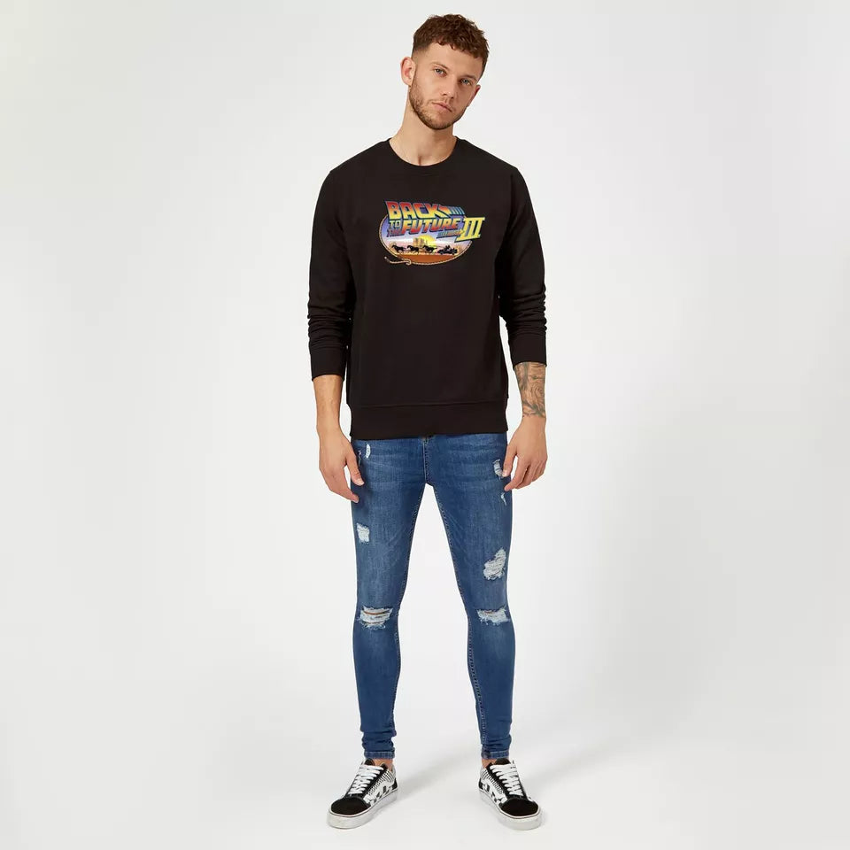 Official Back to the Future Lasso Sweatshirt - Black