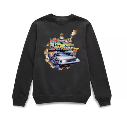 Official Back to the Future Clockwork Sweatshirt - Black