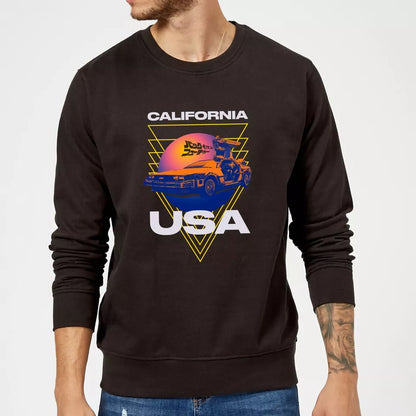 Official Back to the Future Tri Sunset Sweatshirt - Black