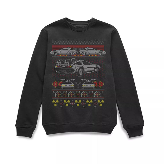 Official Back to the Future Back In Time For Christmas Sweatshirt - Black