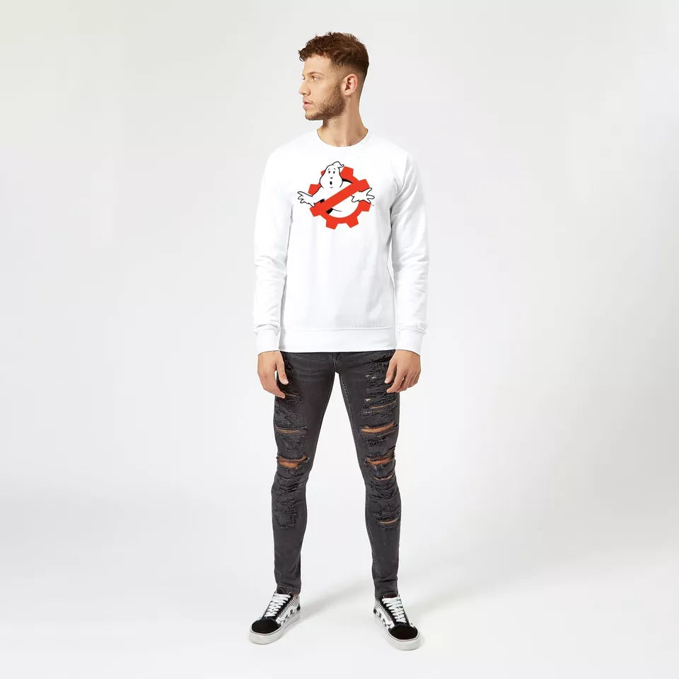 Official Ghostbusters GB Engineering Sweatshirt - White