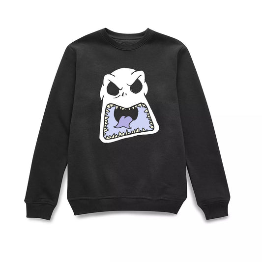 Nightmare Before Christmas Jack Skellington Angry Face Sweatshirt - Black